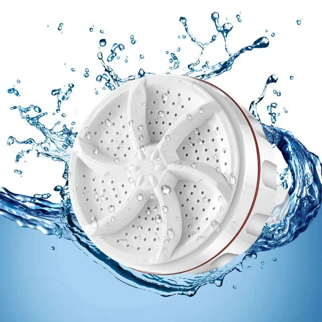 Mini Turbo Washing Machine demonstrating smart home cleaning utility